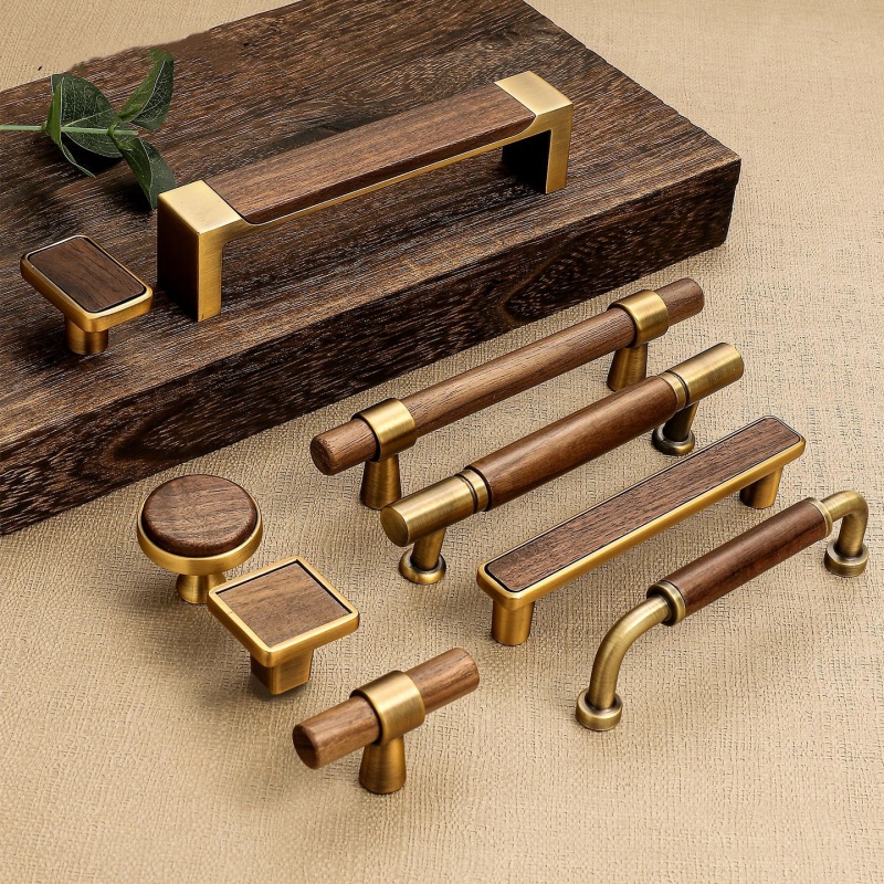 Furniture Hardware Drawer Pulls - Antika mutfak dolabı depolama kolları İskandinav