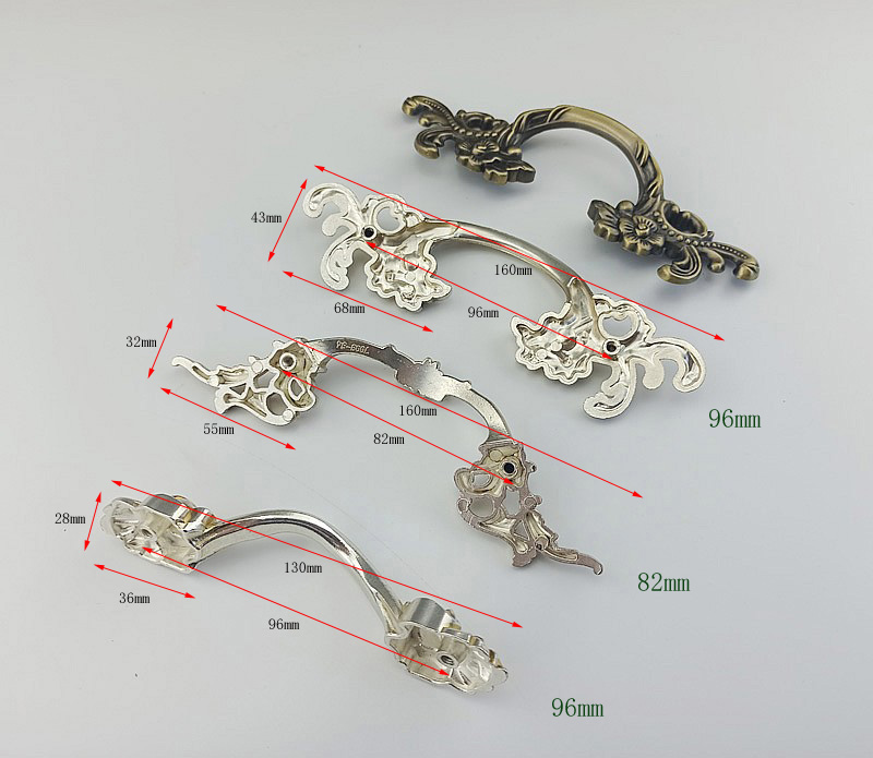 Antik Gümüş Klasik Mobilya Don - Furniture Hardware Drawer Pulls incelemesi ve fiyatı