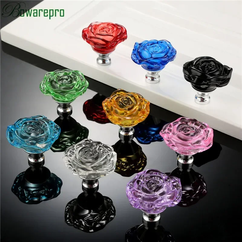 Bowarepro 50 MM Kristal Gül Ca - Furniture Hardware Drawer Pulls incelemesi ve fiyatı