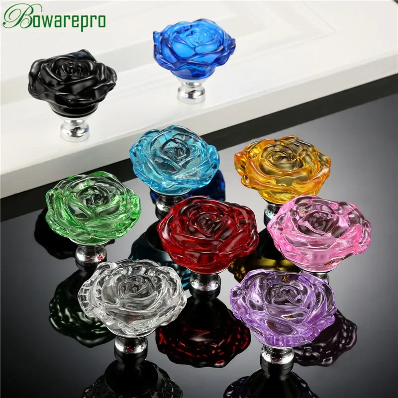 Bowarepro 50 MM Kristal Gül Ca - Furniture Hardware Drawer Pulls incelemesi ve fiyatı