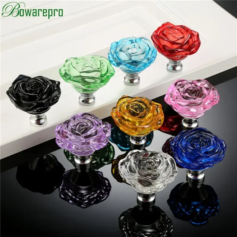 Bowarepro 50 MM Kristal Gül Ca - Furniture Hardware Drawer Pulls incelemesi ve fiyatı