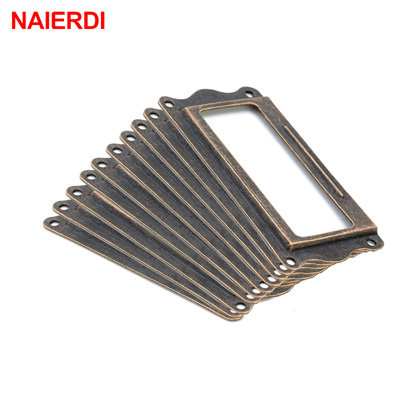 10 adet NAIERDI antika pirinç  - Furniture Hardware Names incelemesi ve fiyatı