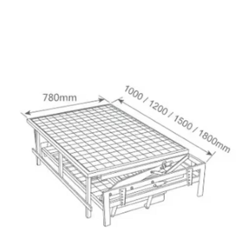 Çok fonksiyonlu üçlü katlanır  - Furniture Hardware For Bed incelemesi ve fiyatı