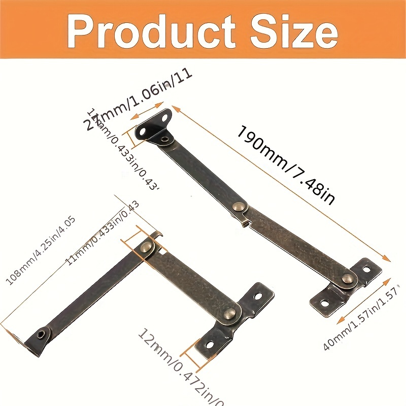2'li Paket Antik Bronz Katlanı - Furniture Hardware Replacement Parts incelemesi ve fiyatı