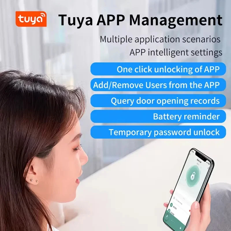 Tuya App Bluetooth Akıllı Parm - Door Handle Bar incelemesi ve fiyatı