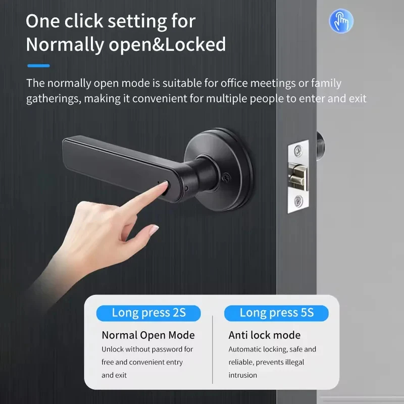 Tuya App Bluetooth Akıllı Parm - Door Handle Bar incelemesi ve fiyatı