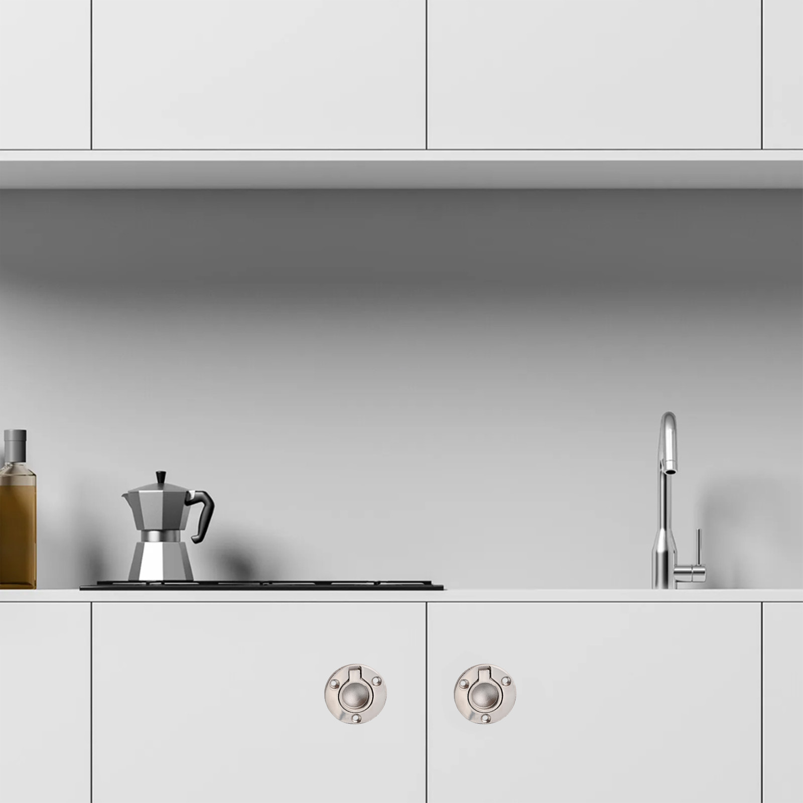 2 adet 316 Paslanmaz Çelik Göm - Furniture Hardware Drawer Pulls incelemesi ve fiyatı