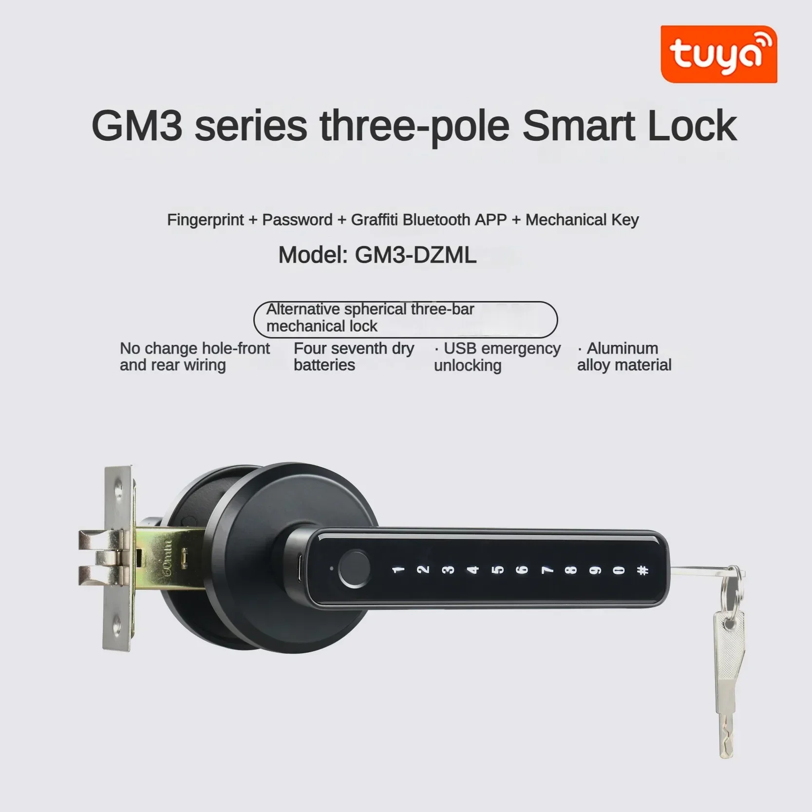 Yeni Tuya Kapalı Alan Parmak İ - Door Handle Bar incelemesi ve fiyatı