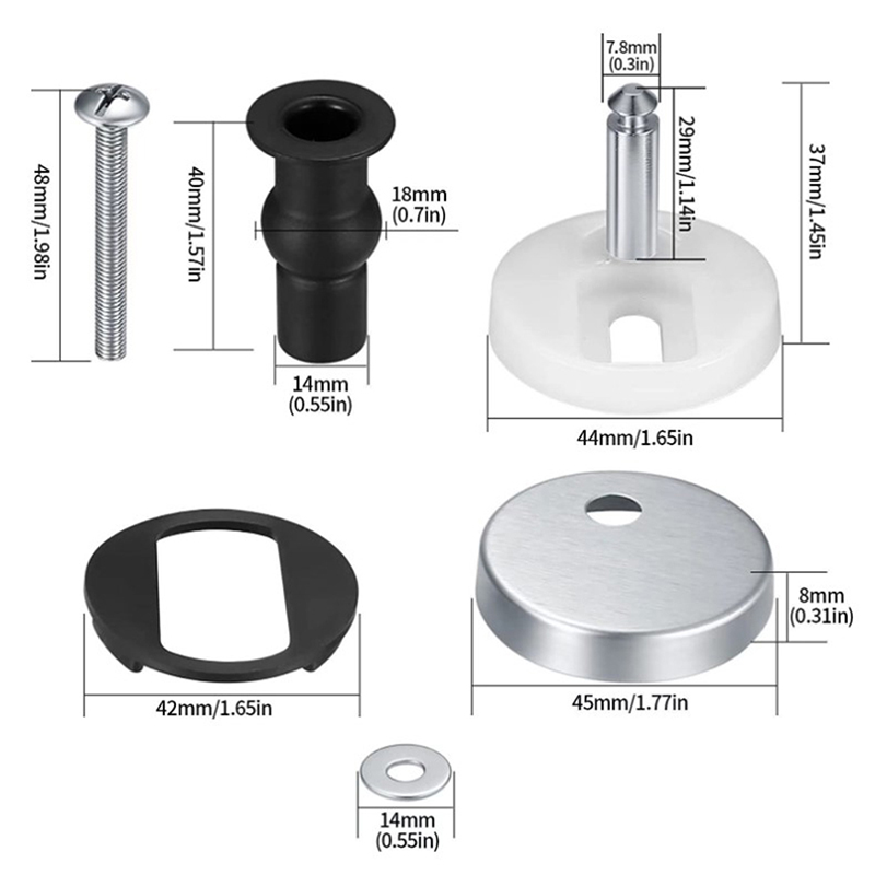 2 adet klozet menteşeleri üst  - Furniture Hardware Replacement Parts incelemesi ve fiyatı